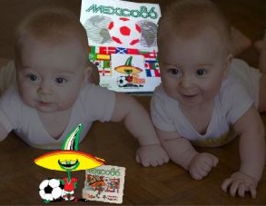 Пасиониран собирач на сликички менува едно од своите близначиња за пополнет албум Мексико ’86